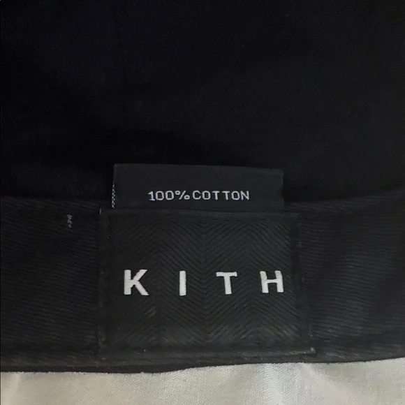 Kith Classic Cotton Hat in Black - Picture 3 of 9